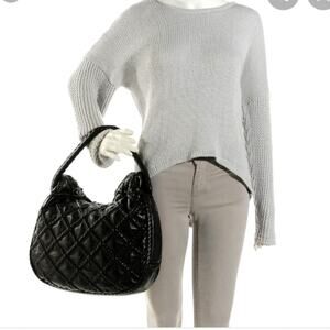 Authentic Chanel Hidden Chain Leather Quilted Bag Hobo